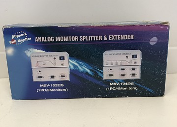 Analog Monitor Splitter & Extender MSV-104E/S